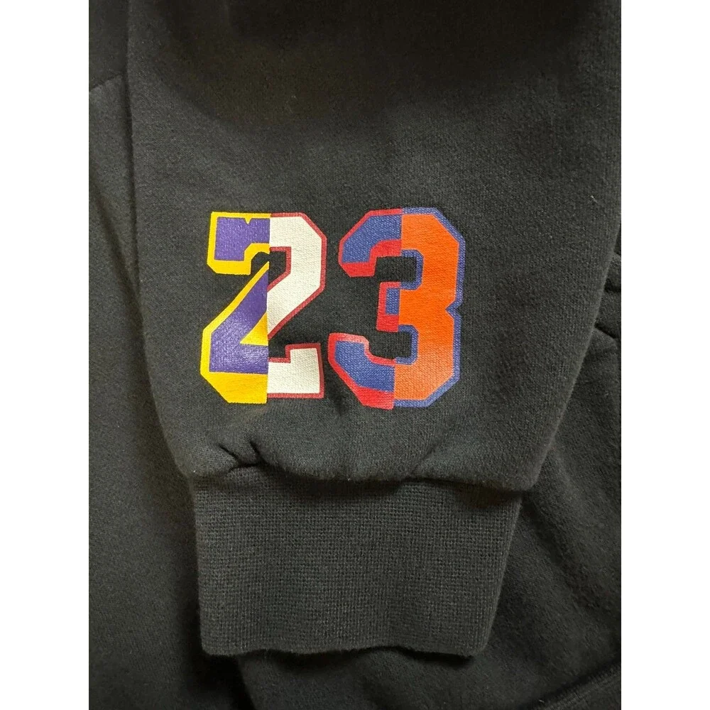 Nike Air Jordan Sport DNA Rivals HBR‎ 23 Hoodie Sweatshirt Large Black Logo